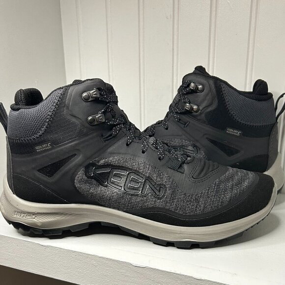 KEEN Womens Terradora Black Hiking Boots Size 10 - Picture 1 of 10